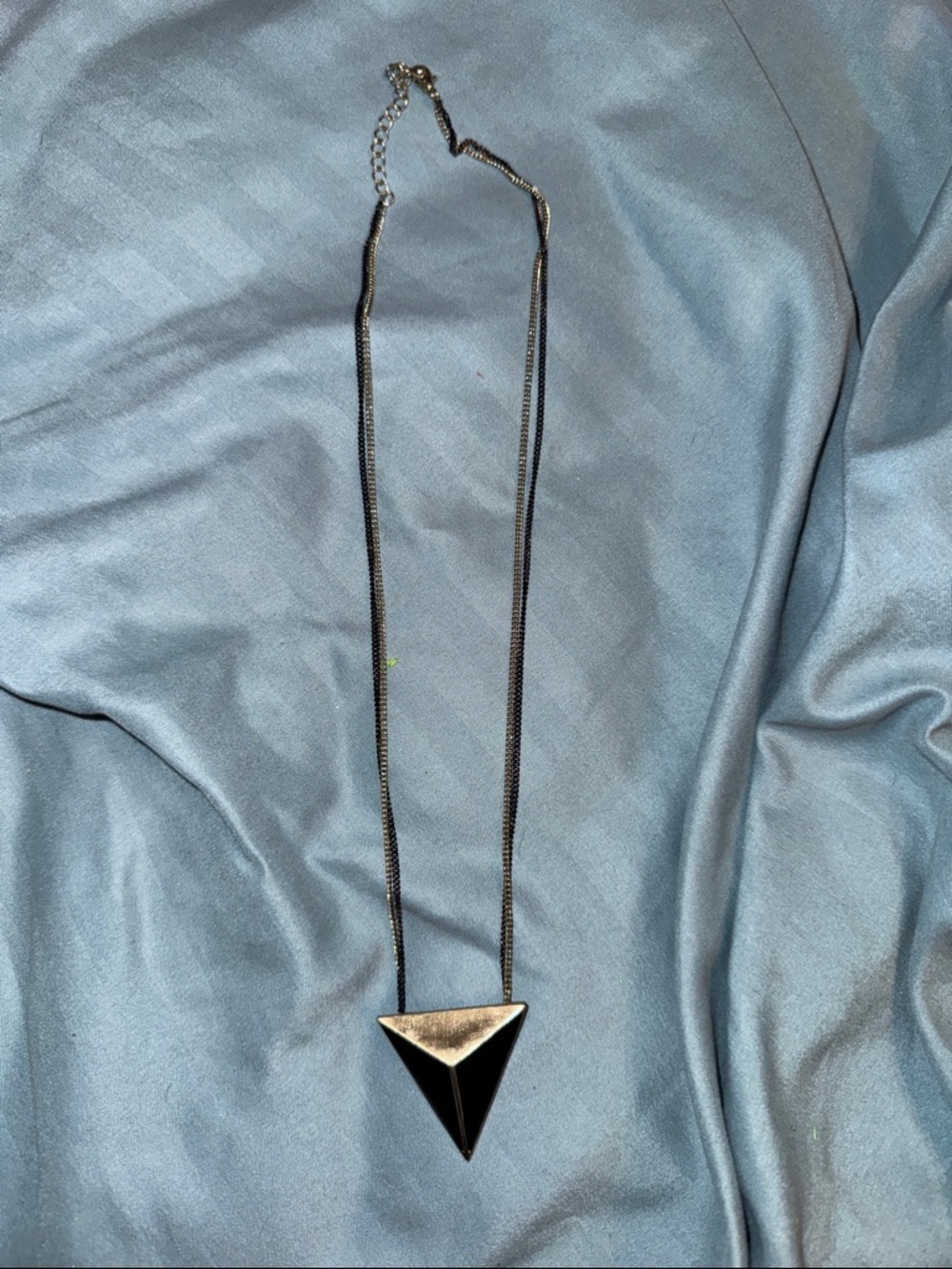 Black Triangle Pendant Necklace - Women Jewelry king Kylie 2016 Y2K edgy rave